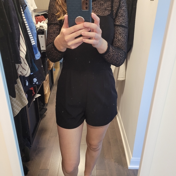 Garage/Dynamite  Black romper - Picture 2 of 7